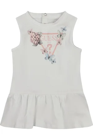 Guess Baby Meisjes Jurk In Wit