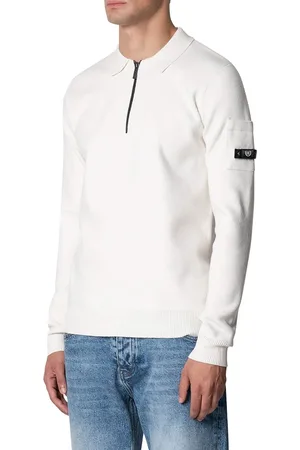 Quotrell Couture - Chief Knitted Polo | Ecru