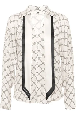 Elisabetta Franchi Shirts Burro Nero