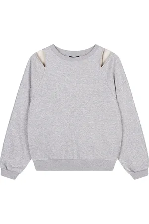 Alix the label The Label Cut Out Sweater Sweaters Grijs 2503837085