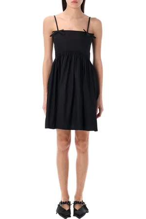 Ganni Strap Mini Dress Nero