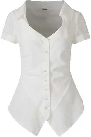 Cult Gaia Shallie White Blouse