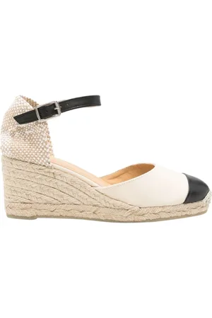 Castaner Flat Shoes White