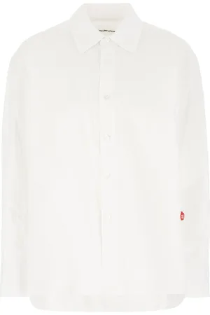 Alexander Wang White poplin oversize shirt