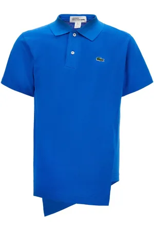 Comme des Garçons Comme des Garcons Blue piquet polo shirt