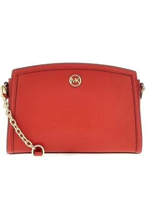 Michael Kors Red leather crossbody bag