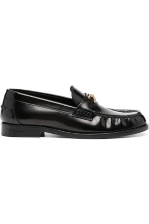 VERSACE Flat shoes Black