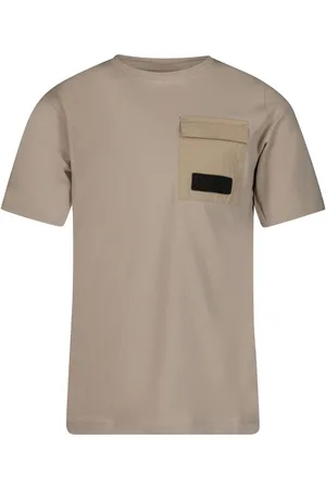 Malelions Kinder Jongens T-Shirt In Taupe