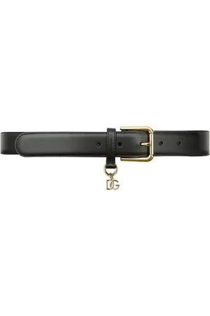 Dolce & Gabbana Leather Logo Belt