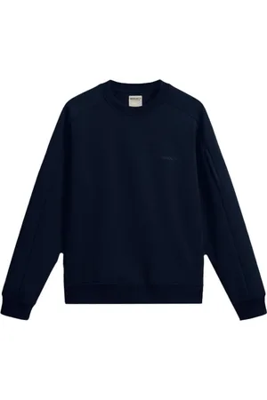 Woolrich Tech Crewneck Melton Blue