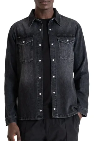 Antony Morato Overhemd Denim Black