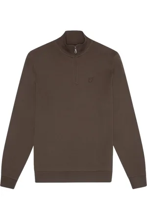 Lyle & Scott Tonal Eagle Quater Zip Sweat