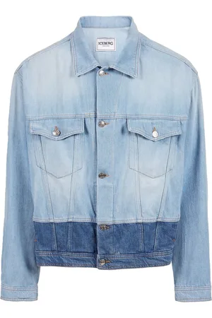 Iceberg Indigo denim jacket regular fit