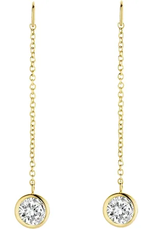 Blush Oorbedels 9083YZI 14k Geelgoud met Zirkonia
