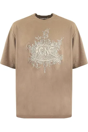 Acne Studios Heren Glow in the Dark Logo Beige