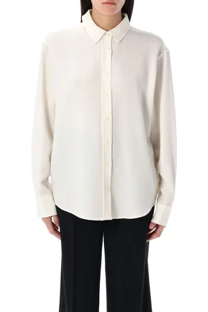 ANINE BING Braxton Shirt Bianco