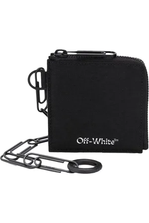 OFF-WHITE Logo Zip Chain Wallet