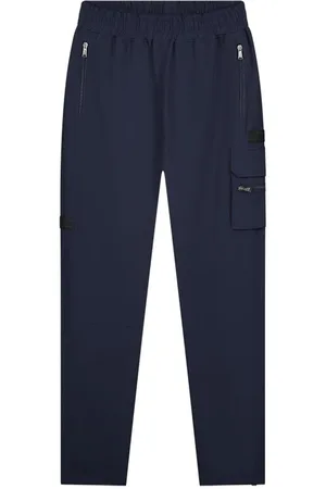 Malelions Men Pocket Cargo Pants - Navy