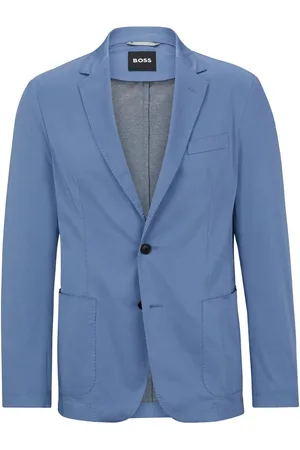 HUGO BOSS Jackets Open Blue