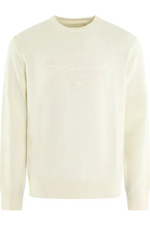 Givenchy Heren Medallion Sweater Wol Beige