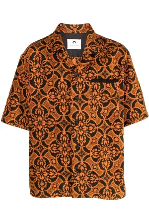 Marine Serre Shirts Orange