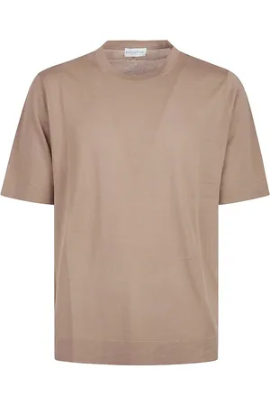 BALLANTYNE Plain T-shirt Brown