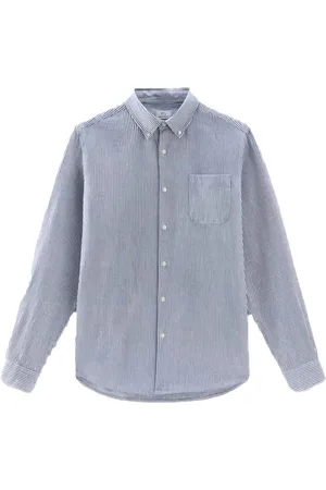 Woolrich Shirts Maritime Blue