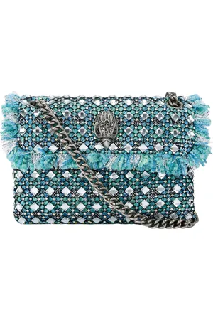 Kurt Geiger Mini Kensington Tweed Green