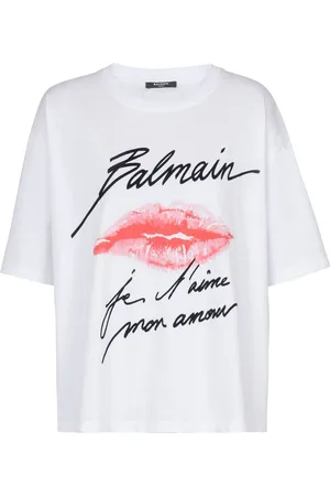 Balmain T-shirts and Polos White