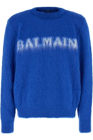 Balmain Electric blue wool blend sweater