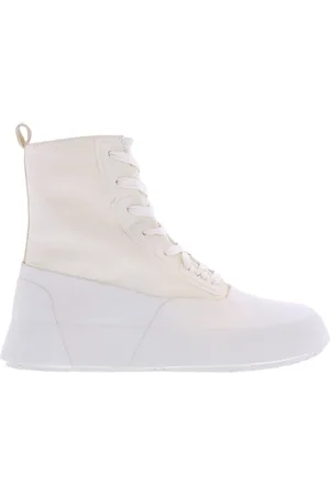 AMBUSH Heren Leather Mix Hi-Top Sneaker Off