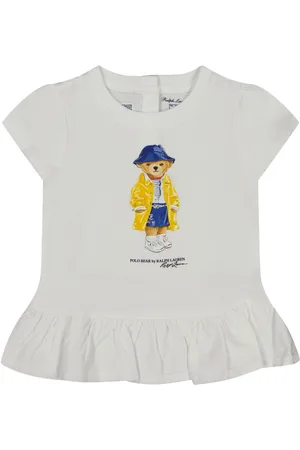 Ralph Lauren Baby Meisjes T-Shirt In Wit