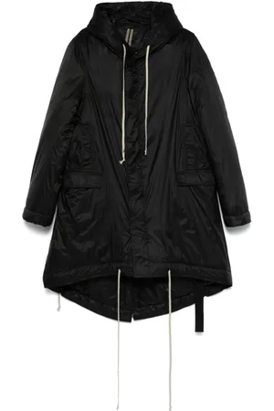 Rick Owens Fishtail Parka Black