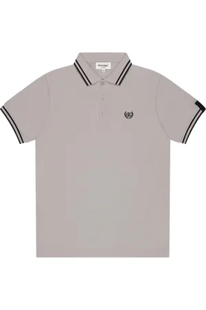Quotrell Couture - Batera Polo | Taupe/black