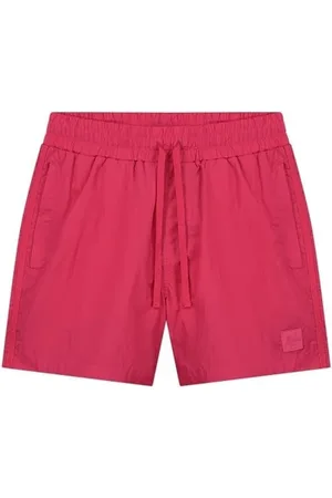 Malelions Signature Patch SwimShorts Hot Pink