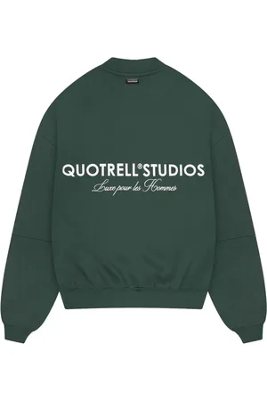 Quotrell Studios Crewneck | Petrol/white