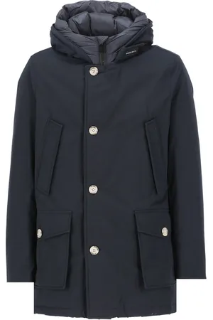 Woolrich Coats Melton Blue