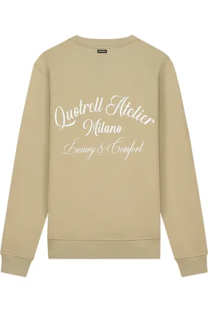 Quotrell Atelier Milano Crewneck | Oat/off White