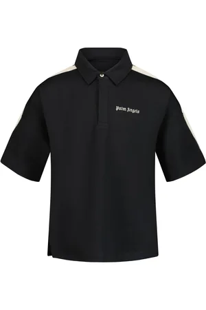 Palm Angels Kinder Jongens Polo In Zwart