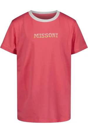Missoni Kinder Meisjes T-Shirt In Fuchsia