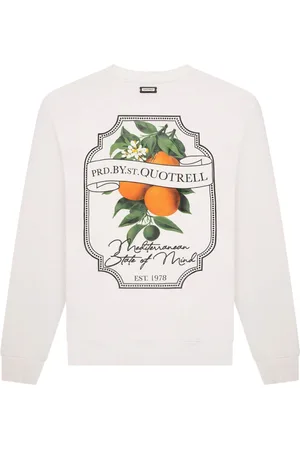 Quotrell Mineola Crewneck | Off White/black