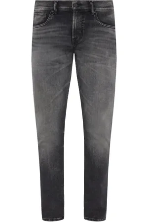 7 for all Mankind Slim Tap Lux Per Double Bass Black