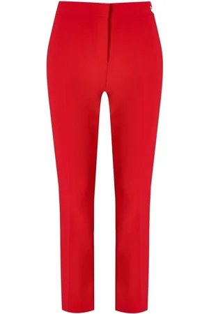 Elisabetta Franchi Red Passion Trousers Red