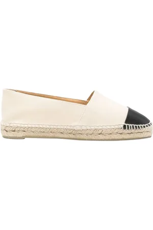Castaner Flat Shoes White