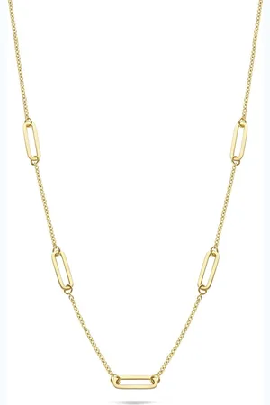 Blush Collier 3102YGO 14k Geelgoud met Closed Forever Elementen 45cm