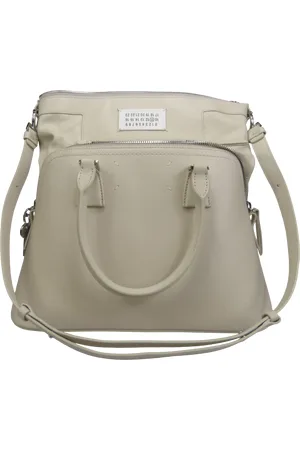 Maison Margiela Borsa media crossbody grigia