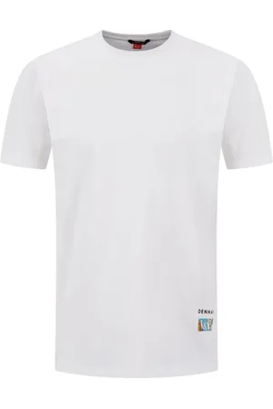 Denham T-shirt Wit