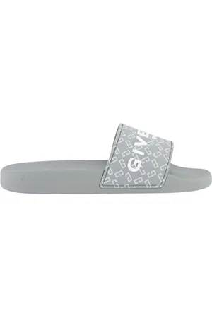 Givenchy Heren Logo Slides Grijs