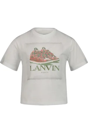 Lanvin Kinder Unisex T-Shirt In Wit