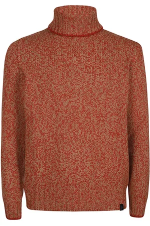 FAY Mouline` Turtle Neck Brown